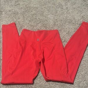 FIGS Red Leggings size XS